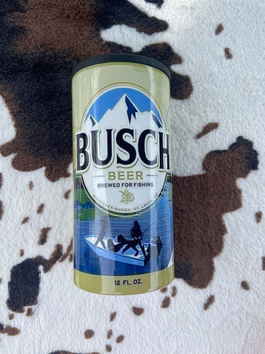 Busch Beer Fishing Can Koozie