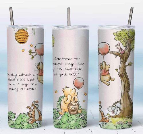 Pooh Quote Tumbler